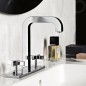 Axor Citterio - Mitigeur de lavabo avec vidage, installation à 3 trous, chrome 39134000