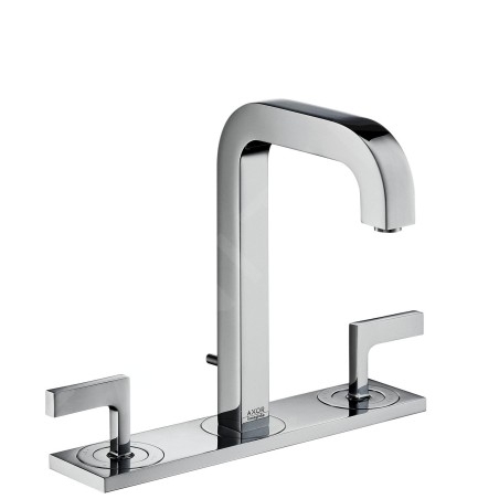 Axor Citterio - Mitigeur de lavabo avec vidage, installation à 3 trous, chrome 39136000