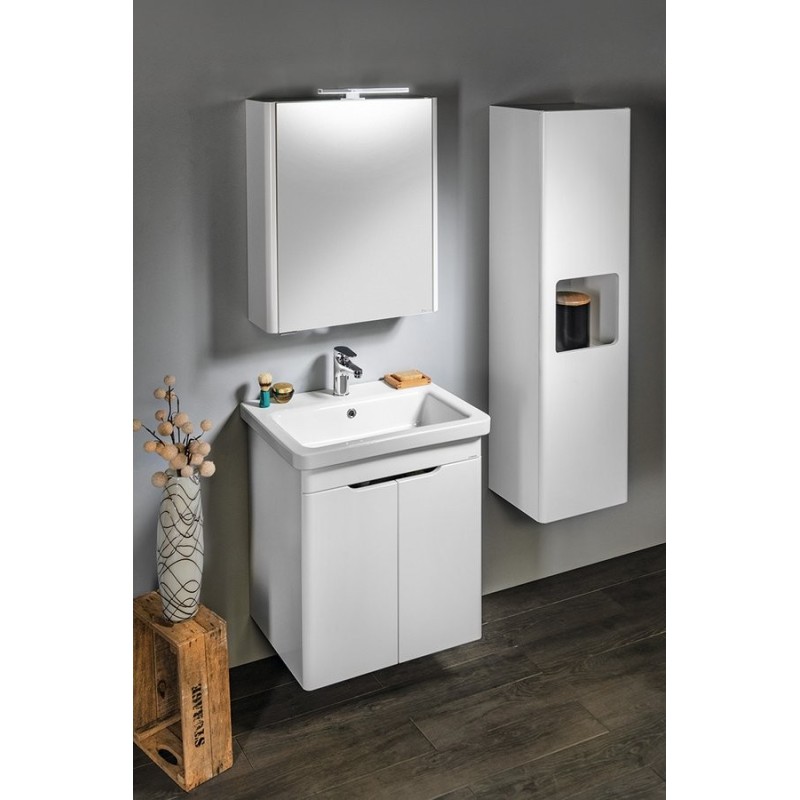 Salle de bain ELLA 60, 2x portes, blanc Salle de bain ELLA 60, 2x portes, blanc