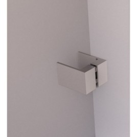 FORTIS EDGE Porte de douche d'Alcove 900mm, verre clair/gauche