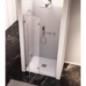 FORTIS EDGE Porte de douche d'Alcove 900mm, verre clair/gauche