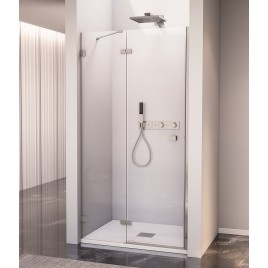 FORTIS EDGE Porte de douche d'Alcove 1000mm, verre clair/gauche