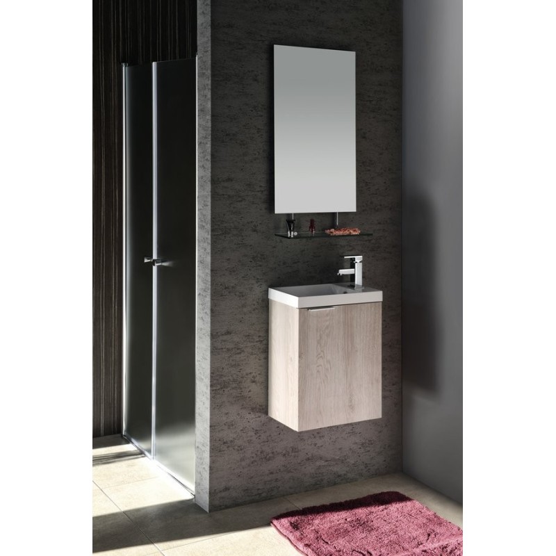 Salle de bain LATUS X 40, chêne mocca Salle de bain LATUS X 40, chêne mocca