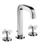 Axor Citterio - Mitigeur de lavabo avec vidage, installation à 3 trous, chrome 39133000