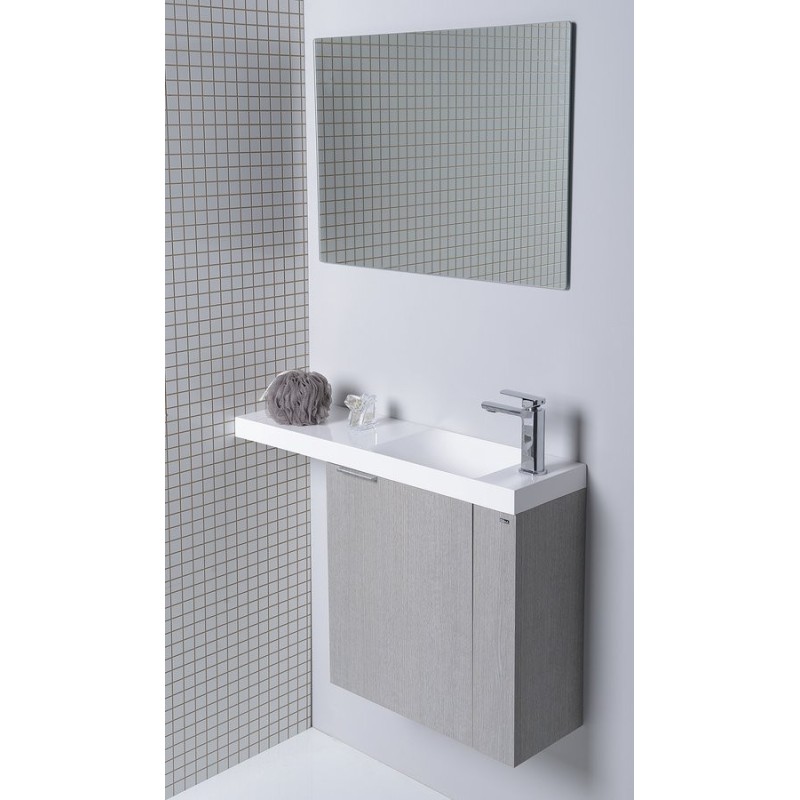 Salle de bain LATUS VI 80, chêne argenté Salle de bain LATUS VI 80, chêne argenté