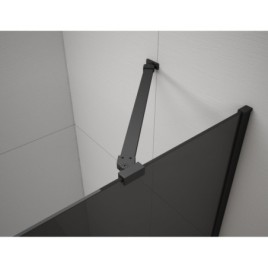 ESCA Douche Enclosure Corner Support Bar 900mm, noir mat