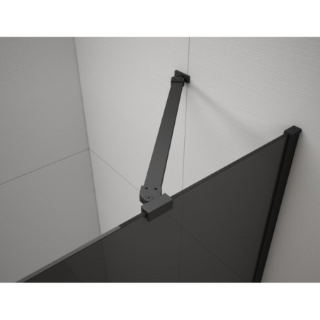 ESCA Douche Enclosure Corner Support Bar 900mm, noir mat