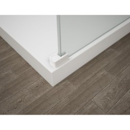 ESCA Douche Enclosure Corner Support Bar 900mm, blanc mat