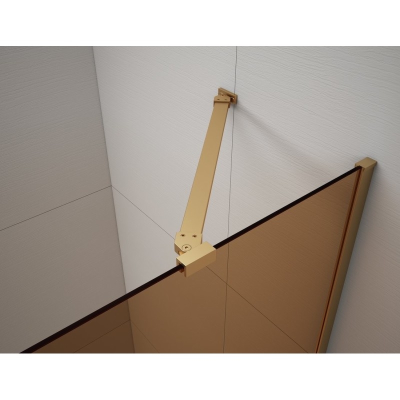 ESCA Douche Enclosure Corner Support Bar 900mm, tapis d'or