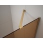 ESCA Douche Enclosure Corner Support Bar 900mm, tapis d'or