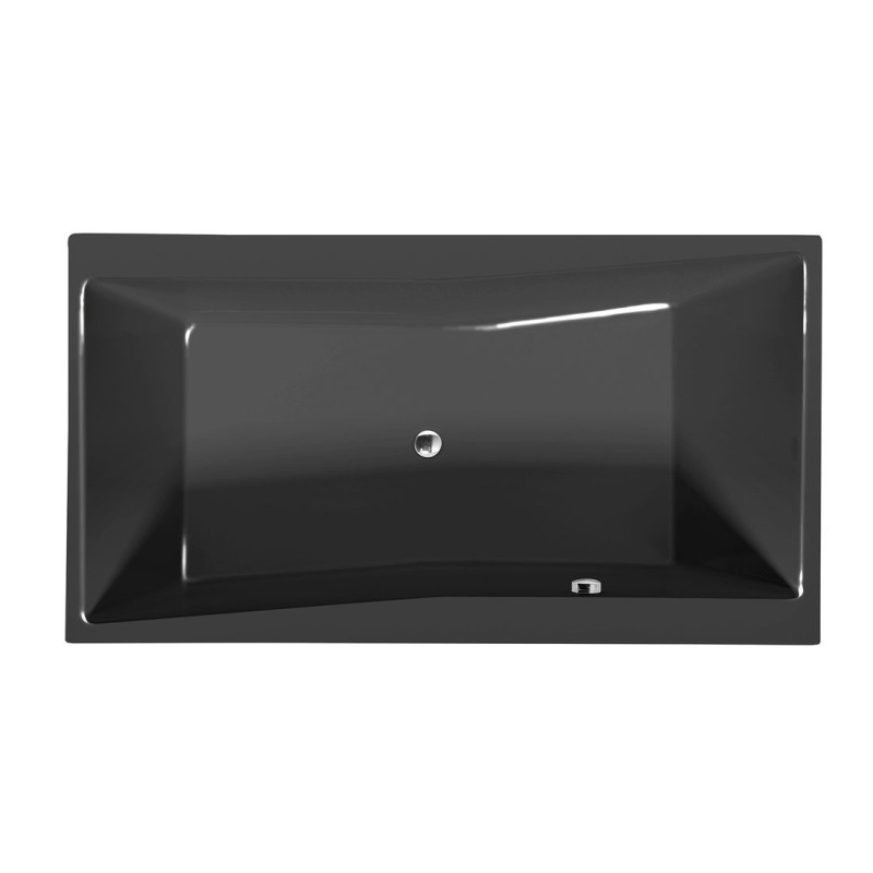 QUEST Bain rectangulaire 180x100x49cm, gris QUEST Bain rectangulaire 180x100x49cm, gris