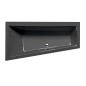 ANDRA L Bain asymétrique 170x90x45cm, gris ANDRA L Bain asymétrique 170x90x45cm, gris