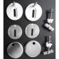 Fixation des charnières de toilette
