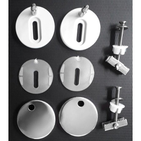 Fixation des charnières de toilette