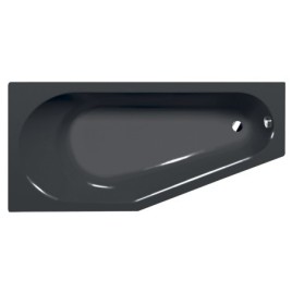 TIGRA L Bain Asymétrique 170x80x46cm, gris