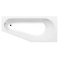 TIGRA R Bain asymétrique 170x80x46cm, White Matt
