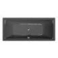 KRYSTA Bain rectangulaire 180x80x39cm, gris KRYSTA Bain rectangulaire 180x80x39cm, gris