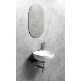 TETRIS Basin Holder, Deck-Mounted Tapez à droite, noir mat