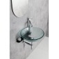 TETRIS Basin Holder, Deck-Mounted Tapez à droite, noir mat