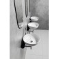 TETRIS Basin Holder, Deck-Mounted Tapez à droite, noir mat