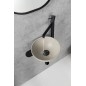 TETRIS Cloakroom Basin Holder, for Deck-Mounted Tap, black mat