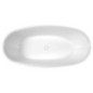 FLORINA Cast Marble Bain de qualité 170x80x61cm, Blanc