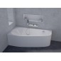 PROJEKTA L MONOLITH Corner Bath 156x77x60cm, blanc
