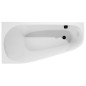 PROJEKTA L MONOLITH Corner Bath 156x77x60cm, blanc/noir PROJEKTA L MONOLITH Corner Bath 156x77x60cm, blanc/noir