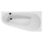 PROJEKTA R MONOLITH Corner Bath 156x77x60cm, blanc/noir PROJEKTA R MONOLITH Corner Bath 156x77x60cm, blanc/noir