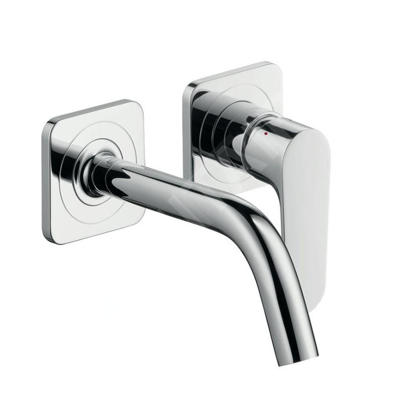 Axor Citterio M - Mitigeur de lavabo encastré, avec garniture de vidage,  installation à 2 trous, chrome 34113000