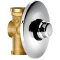 SDB Bouton de Poussée en béton, chrome