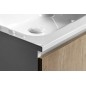 ARECA Cultured Marble Washbasin 110x50cm, gauche, blanc