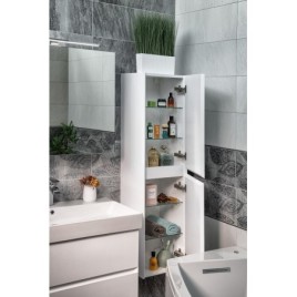 Unité de rangement FILENA 35x140x30cm, blanc mat