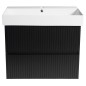 FILENA Vanity Unit 67x51,5x43cm, bande mate noire FILENA Vanity Unit 67x51,5x43cm, bande mate noire