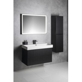 FILENA Vanity Unit 67x51,5x43cm, bande mate noire
