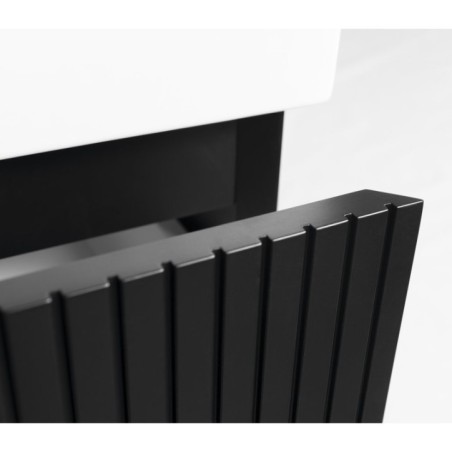 FILENA Vanity Unit 95x51,5x43cm, bande mate noire