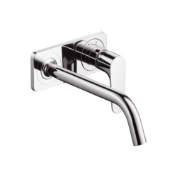 Axor Citterio M - Mitigeur de lavabo encastré, avec garniture de vidage, chrome 34115000