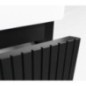 FILENA Vanity Unit 95x51,5x43cm, bande mate noire