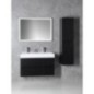 FILENA Vanity Unit 95x51,5x43cm, bande mate noire