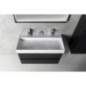 FILENA Vanity Unit 95x51,5x43cm, bande mate noire