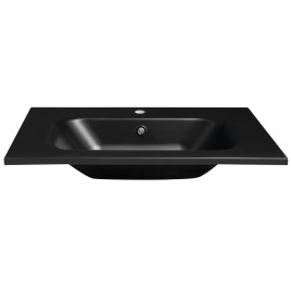 SIDRA Culturel Marble Washbasin 71x46cm, noir mat