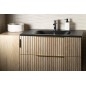 SIDRA Culturel Marble Washbasin 71x46cm, noir mat