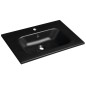 SIDRA Culturel Marble Washbasin 71x46cm, noir mat