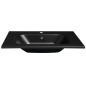 SIDRA Culturel Marble Washbasin 71x46cm, noir mat
