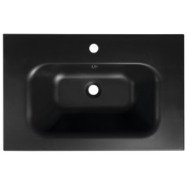 SIDRA Culturel Marble Washbasin 71x46cm, noir mat