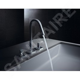 Axor Citterio M - Mitigeur de lavabo avec vidage, installation à 3 trous, chrome 34133000