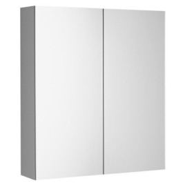Armoire à miroir NEON, double miroir, 600x665mm, blanc
