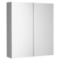 Armoire à miroir NEON, double miroir, 600x665mm, blanc