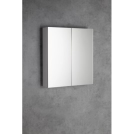 Armoire à miroir NEON, double miroir, 600x665mm, blanc