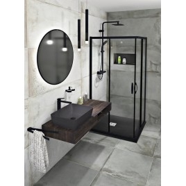 PUCCINI Pendentif LED Lampe, 2W, 250x25mm, noir